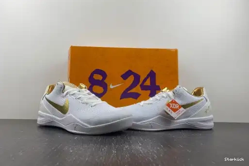 FV6325-100  Kobe 8 Protro White Golden Nike 0703